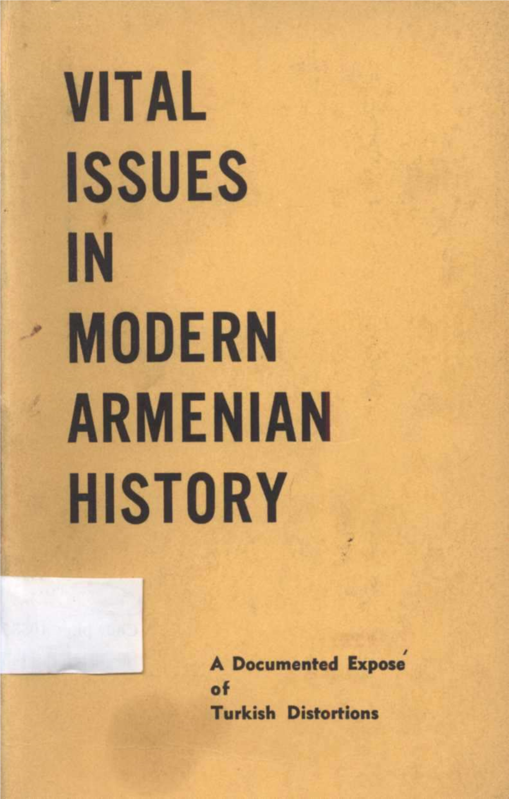Issues in ~ Modern ~ Armenian