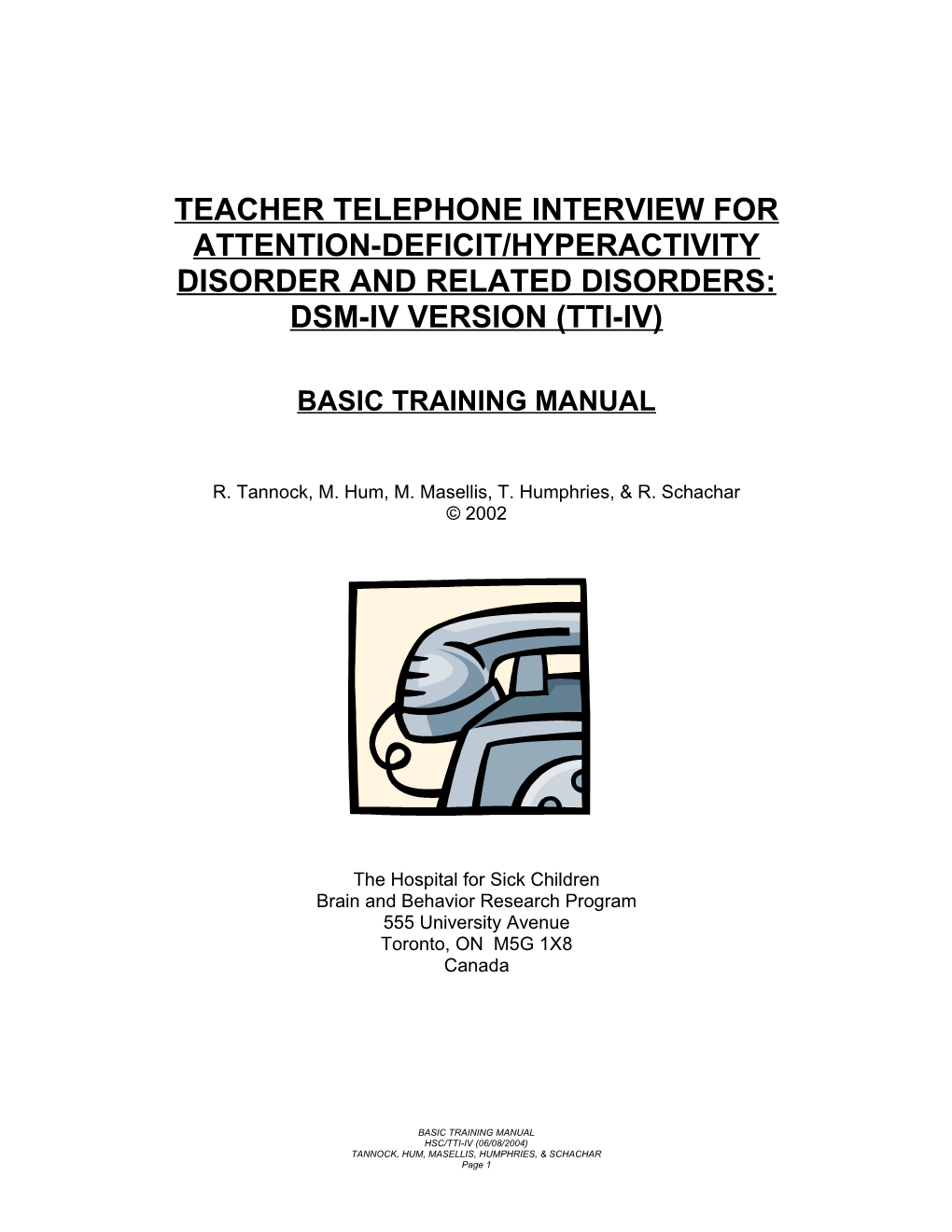 Teacher Telephone Interview - Iv