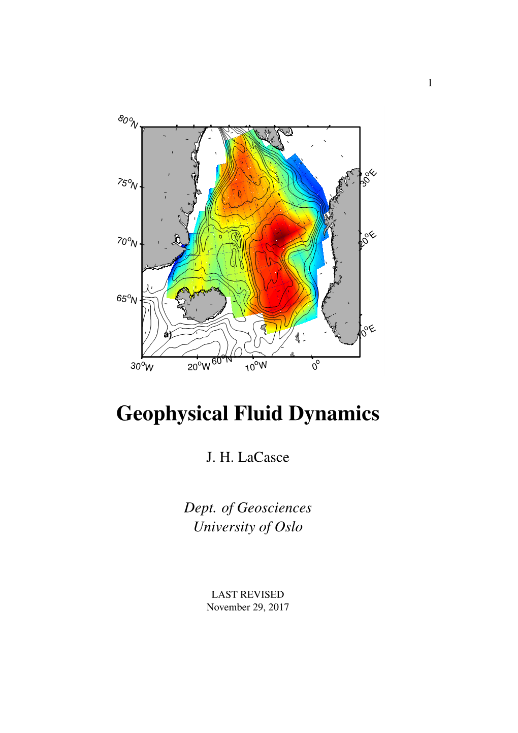 Geophysical Fluid Dynamics