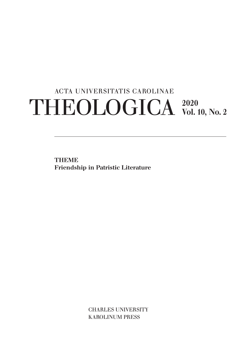 THEOLOGICA Vol