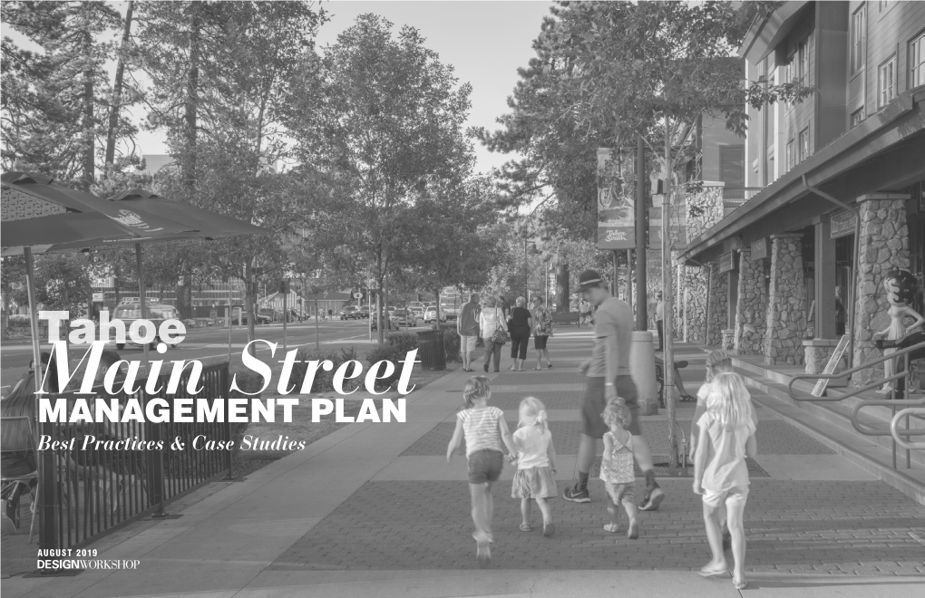 View This Main Street Management Plan (MSMP) Covers the Bi-State South Shore Corridor from Which the Current U.S
