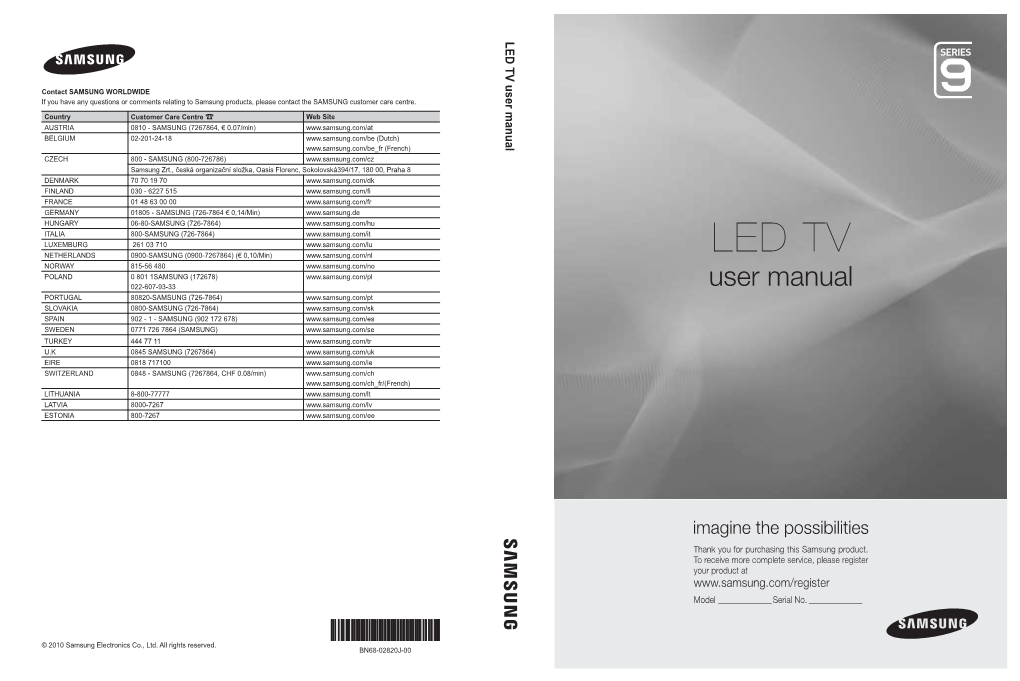 LED TV User Manual TV LED