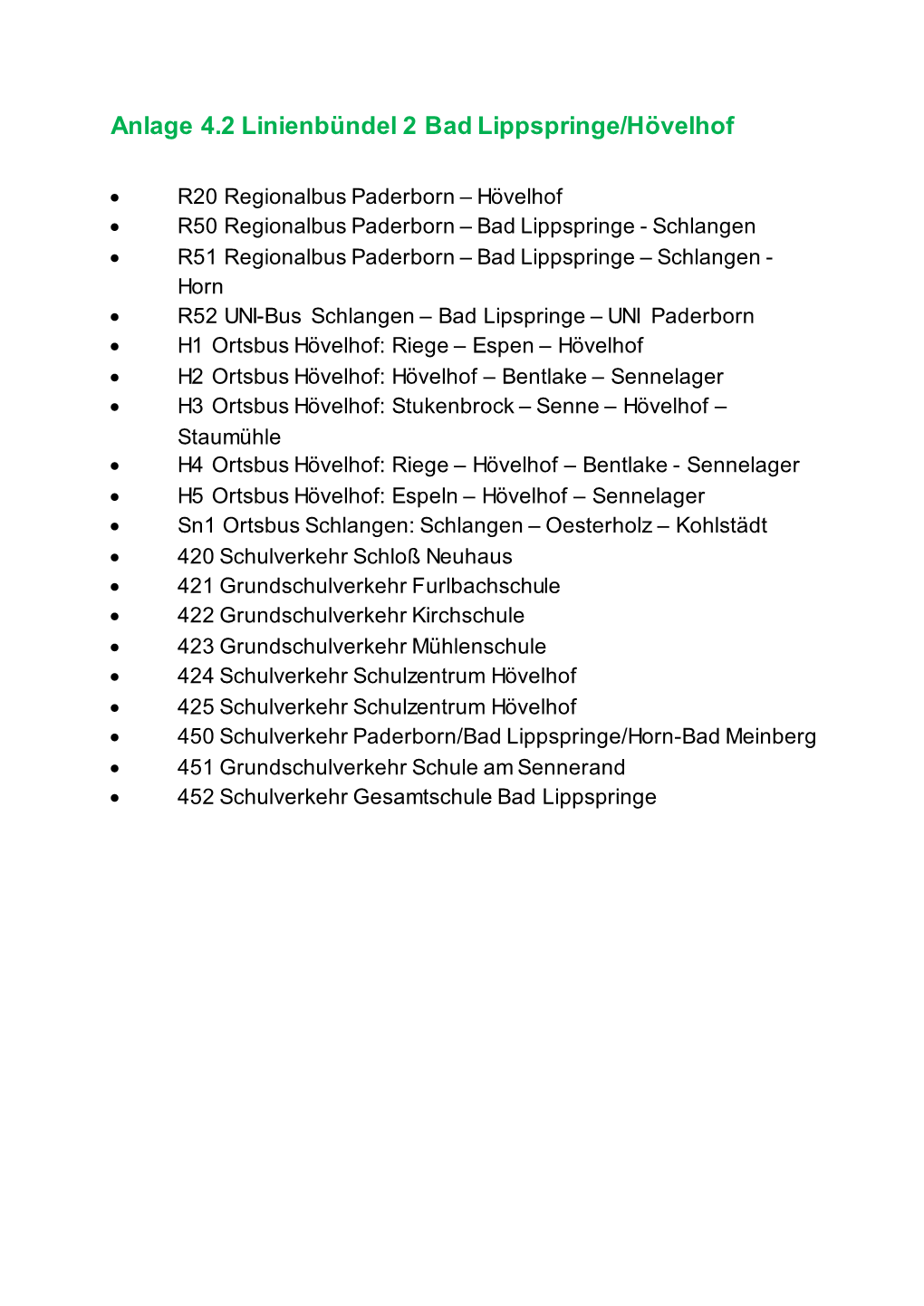 Anlage 4.2 Linienbündel 2 Bad Lippspringe/Hövelhof