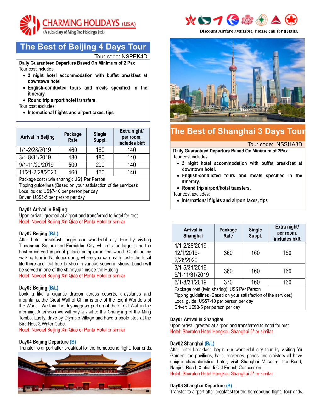 The Best of Beijing 4 Days Tour