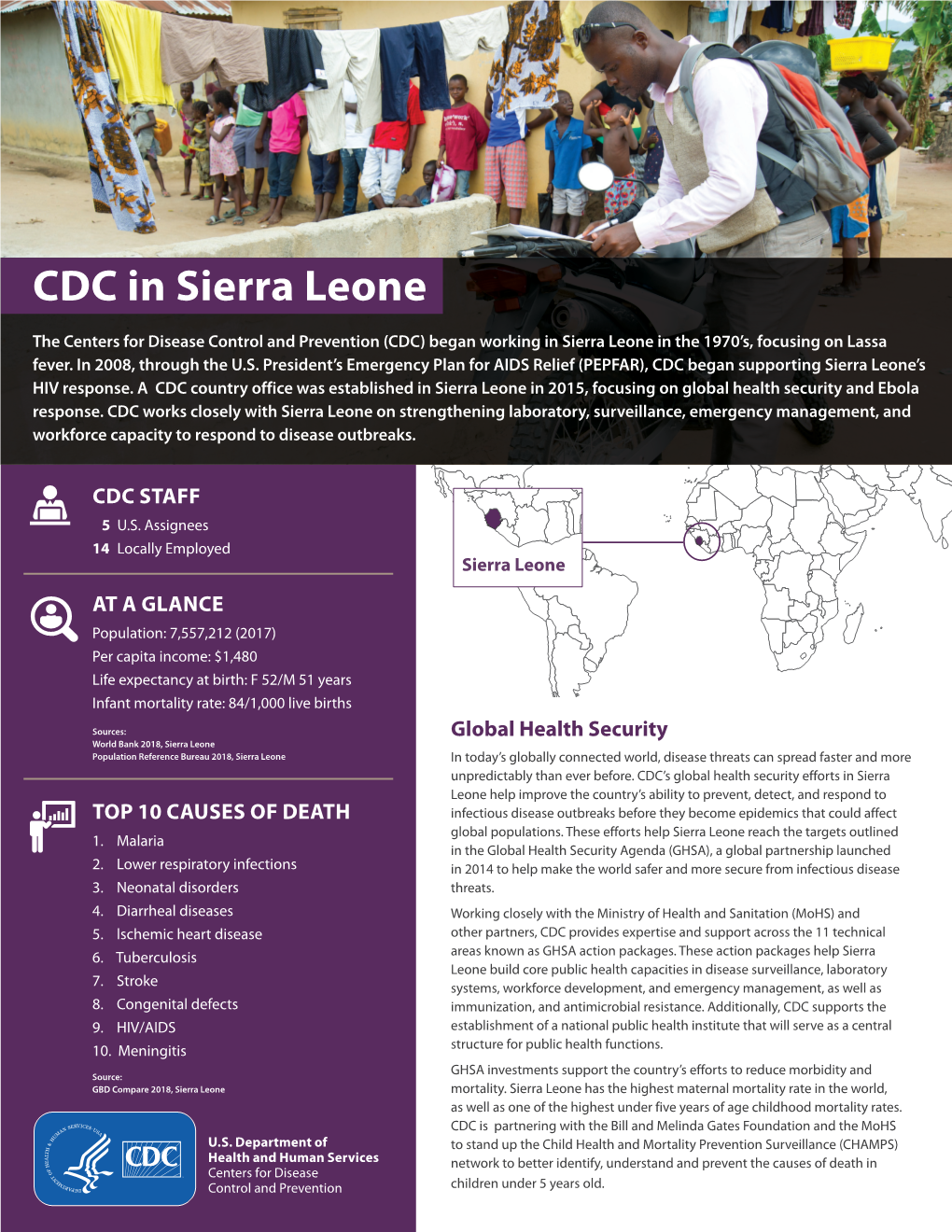 CDC in Sierra Leone