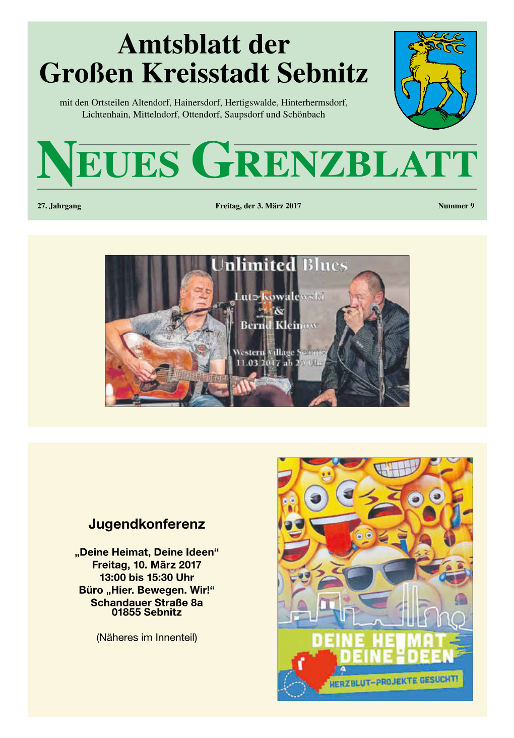 Amtsblatt Der Großen Kreisstadt Sebnitz