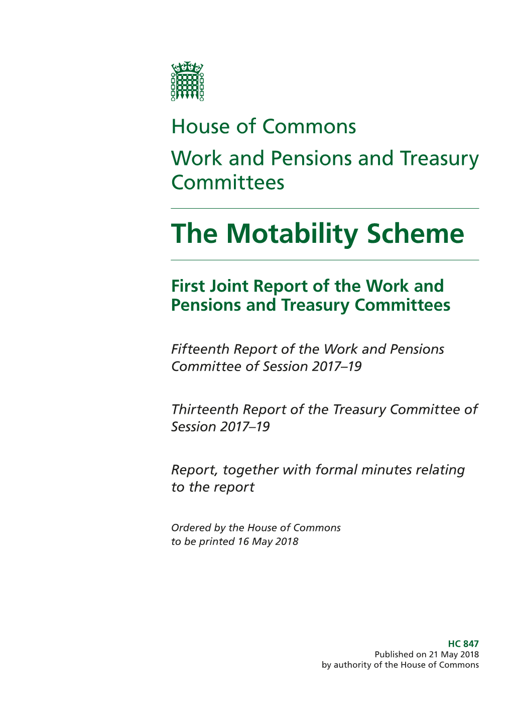 The Motability Scheme