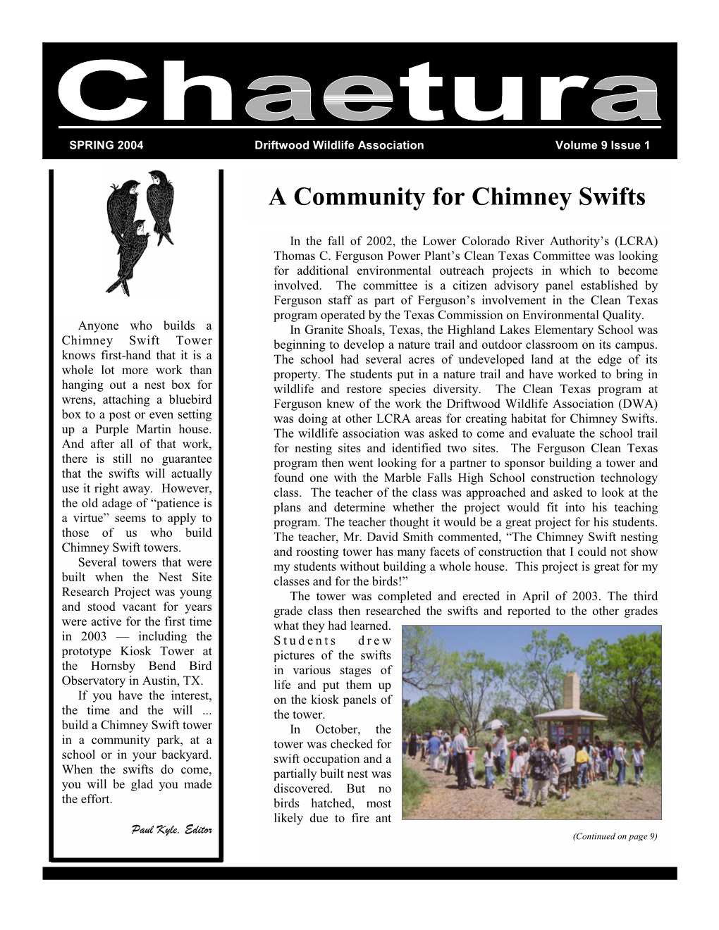 Chaetura (VOL 9) 2004