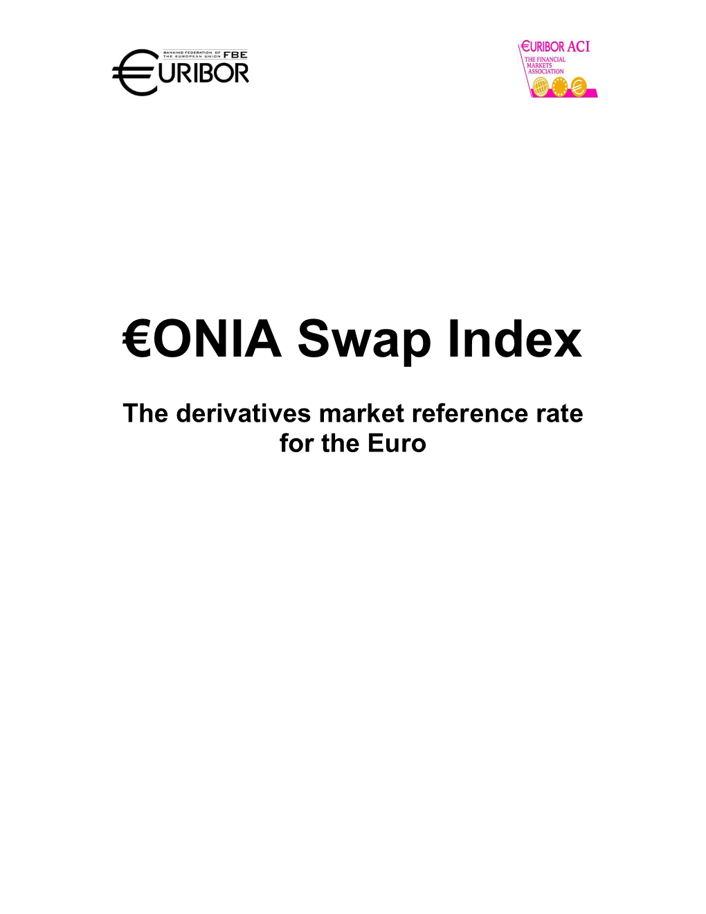 €ONIA Swap Index