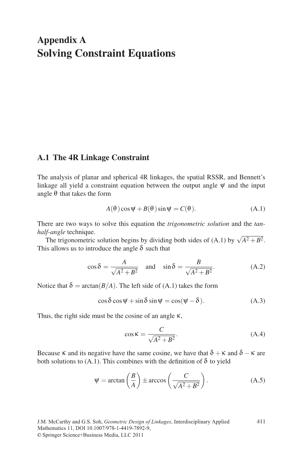 Solving Constraint Equations