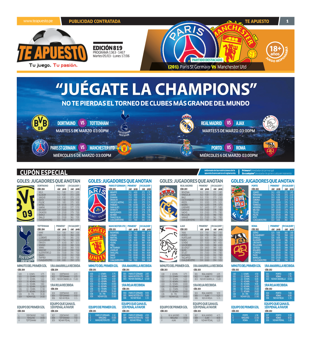 “Juégate La Champions” No Te Pierdas El Torneo De Clubes Más Grande Del Mundo