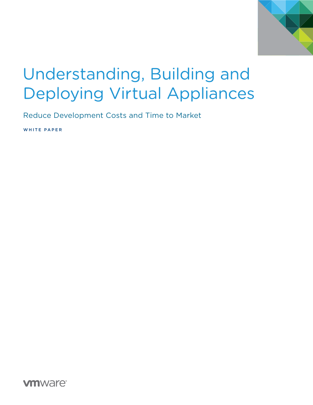 Understanding, Building and Deploying Virtual Appliances