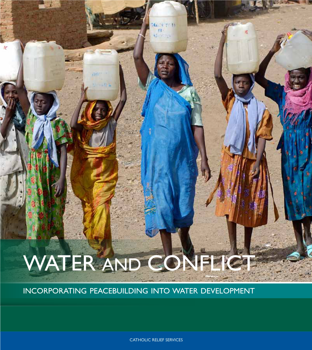 Water and Conflict Incorporating Peacebuilding Into Water Development