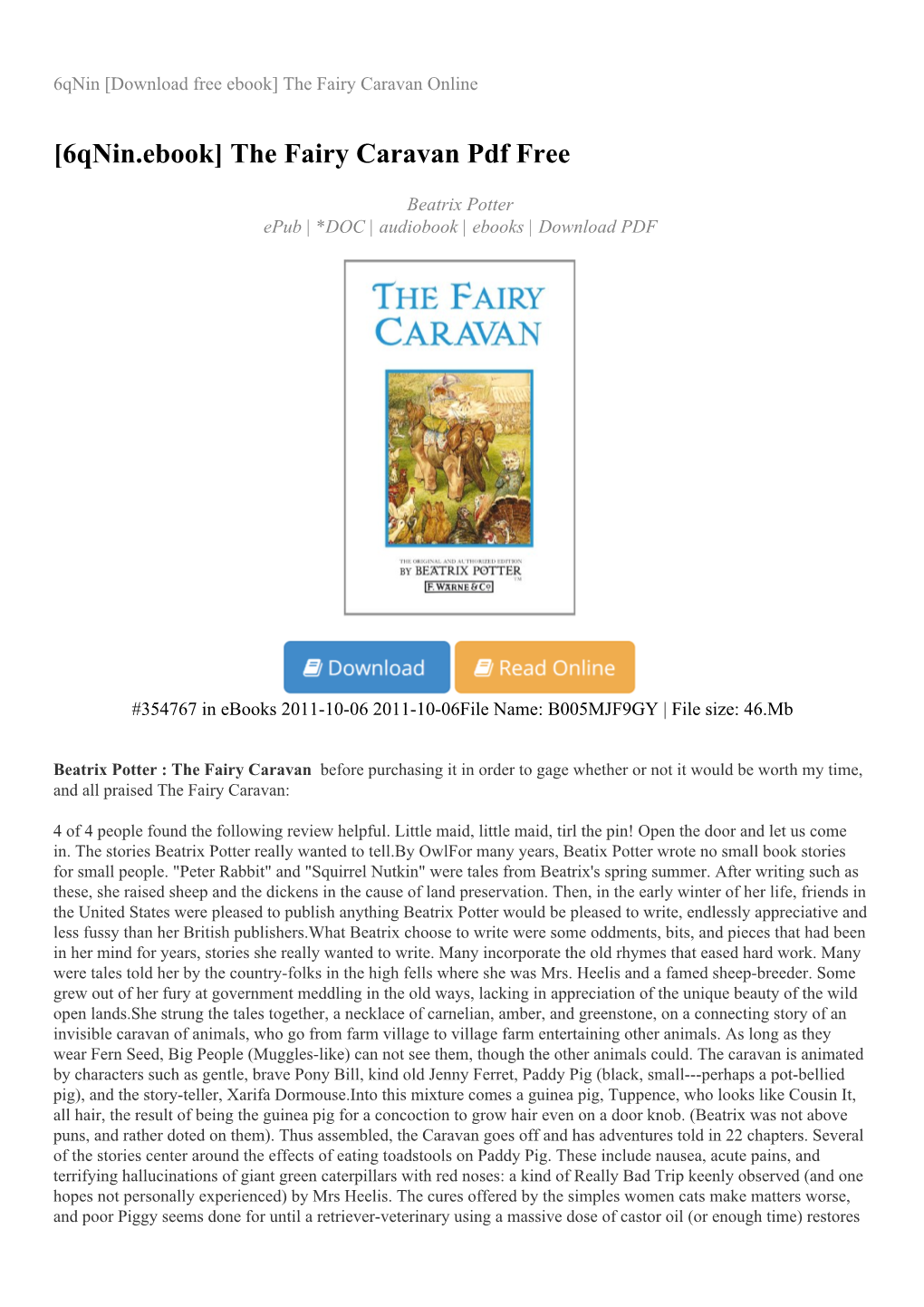 The Fairy Caravan Online