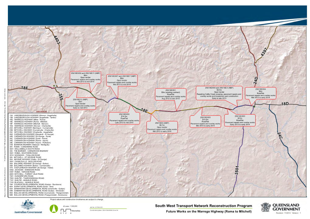 South West Transport Network Reconstruction: Future Works on The