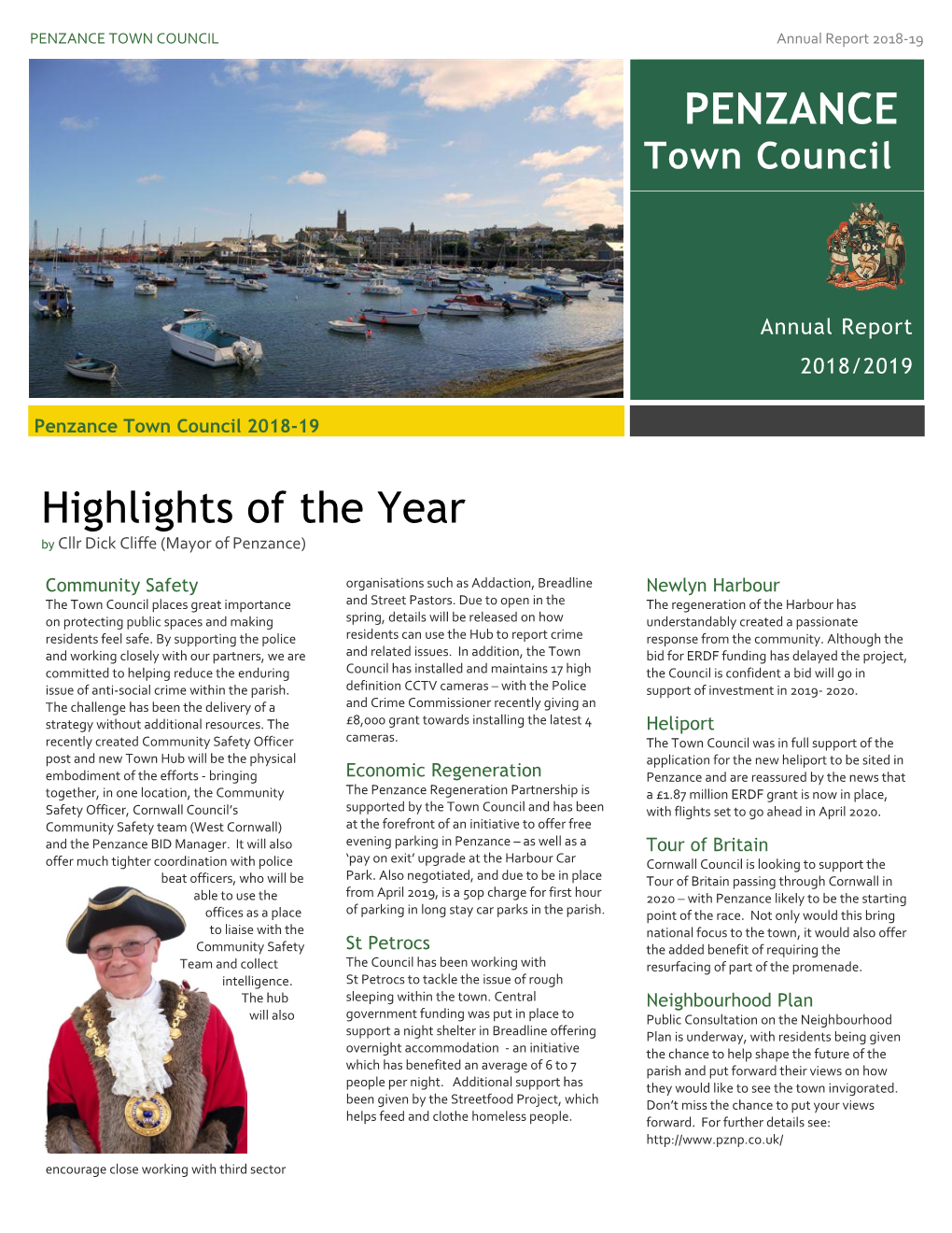 2018/2019 Annual Town Report