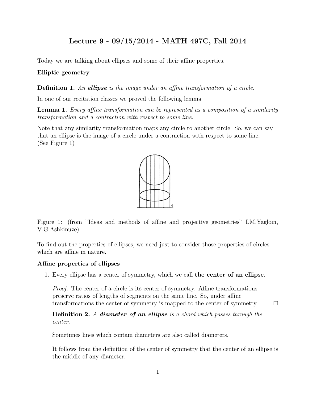 Lecture 9 - 09/15/2014 - MATH 497C, Fall 2014