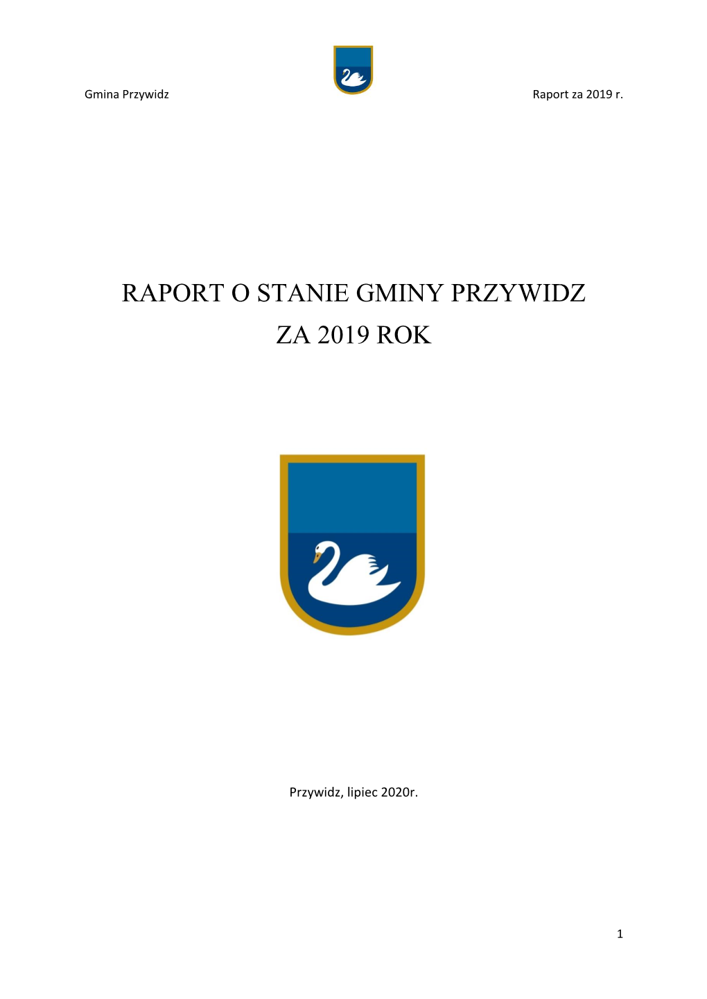 Raport O Stanie Gminy Przywidz Za 2019 Rok