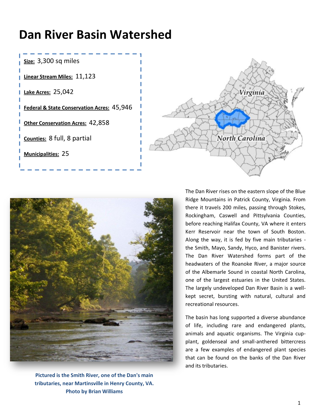 Dan River Basin Watershed