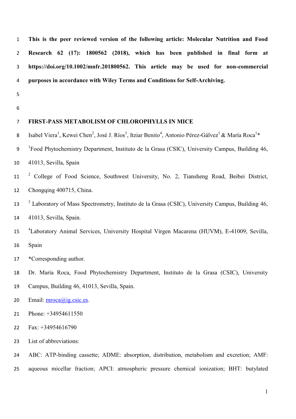 Molecular Nutrition and Food Research 62 (17): 1800562 (2018)