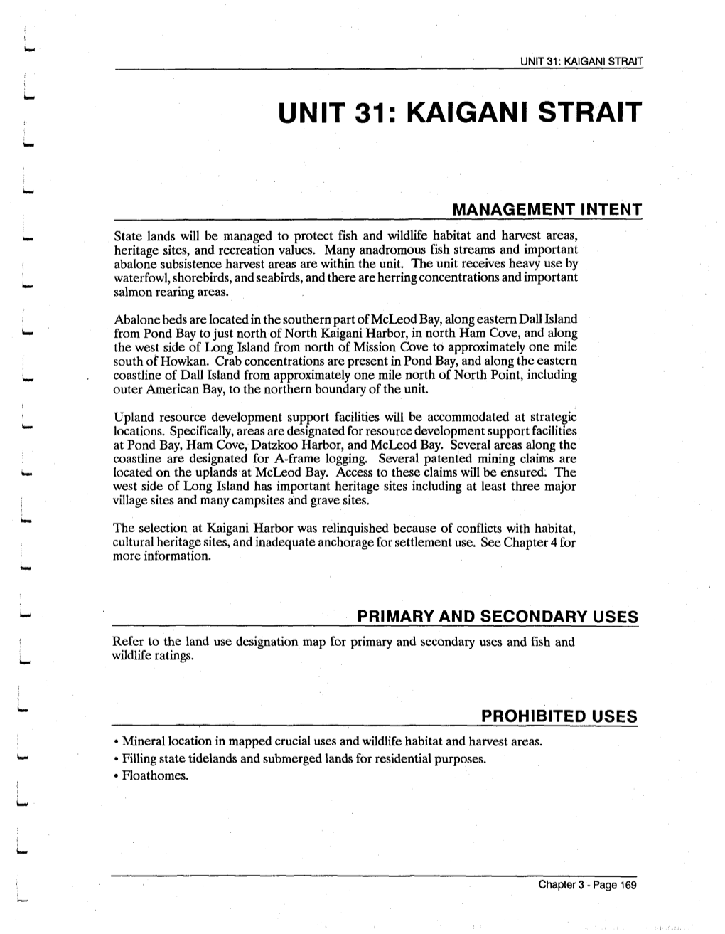 Unit 31: Kaigani Strait