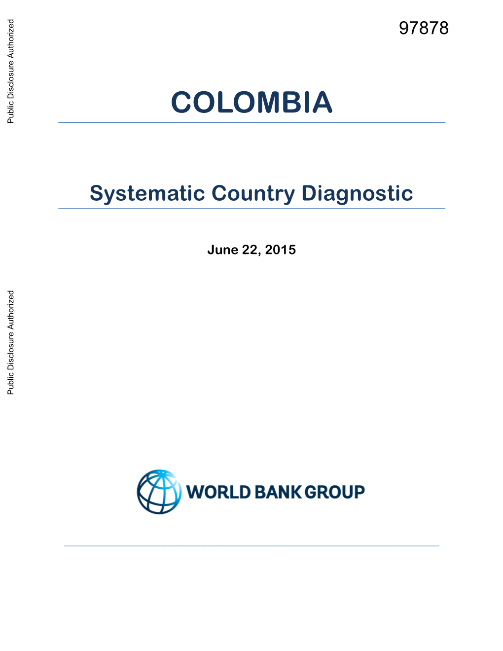 COLOMBIA Public Disclosure Authorized