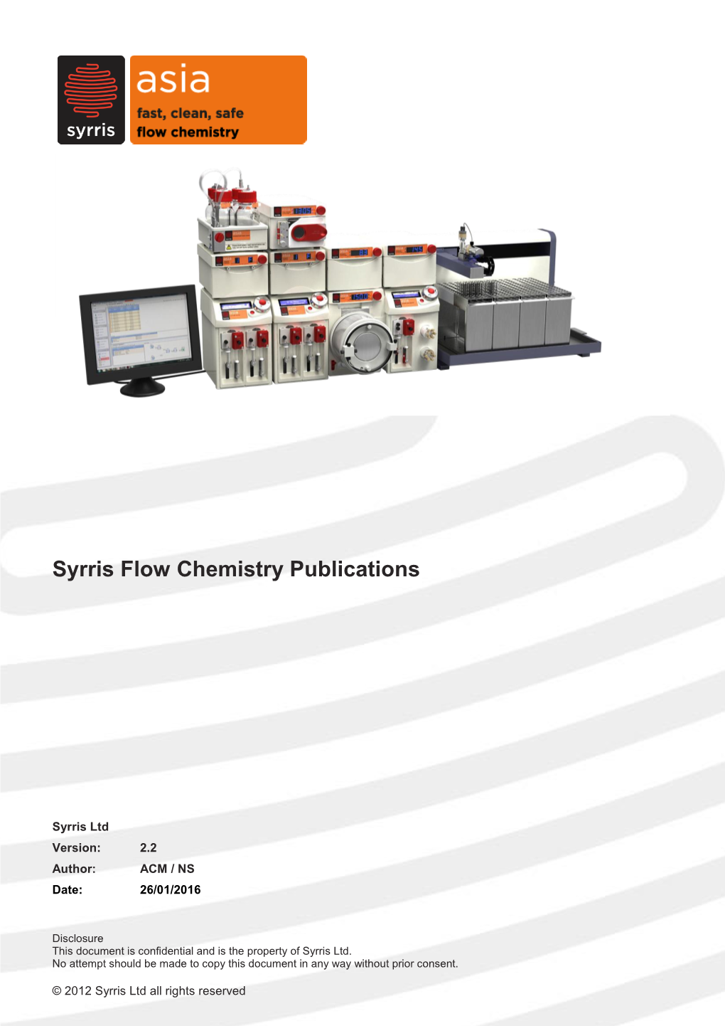 Syrris Flow Chemistry Publications