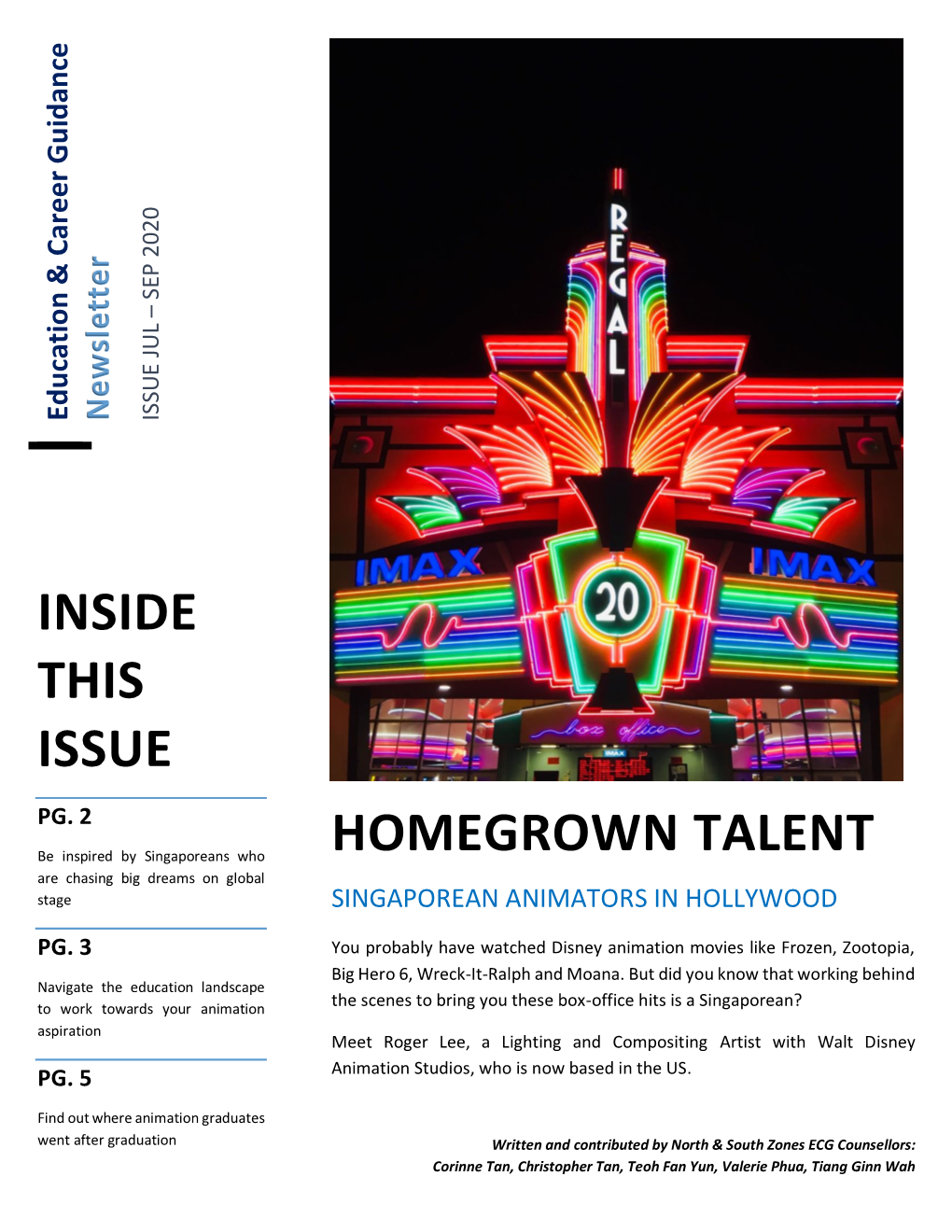 Inside This Issue Homegrown Talent
