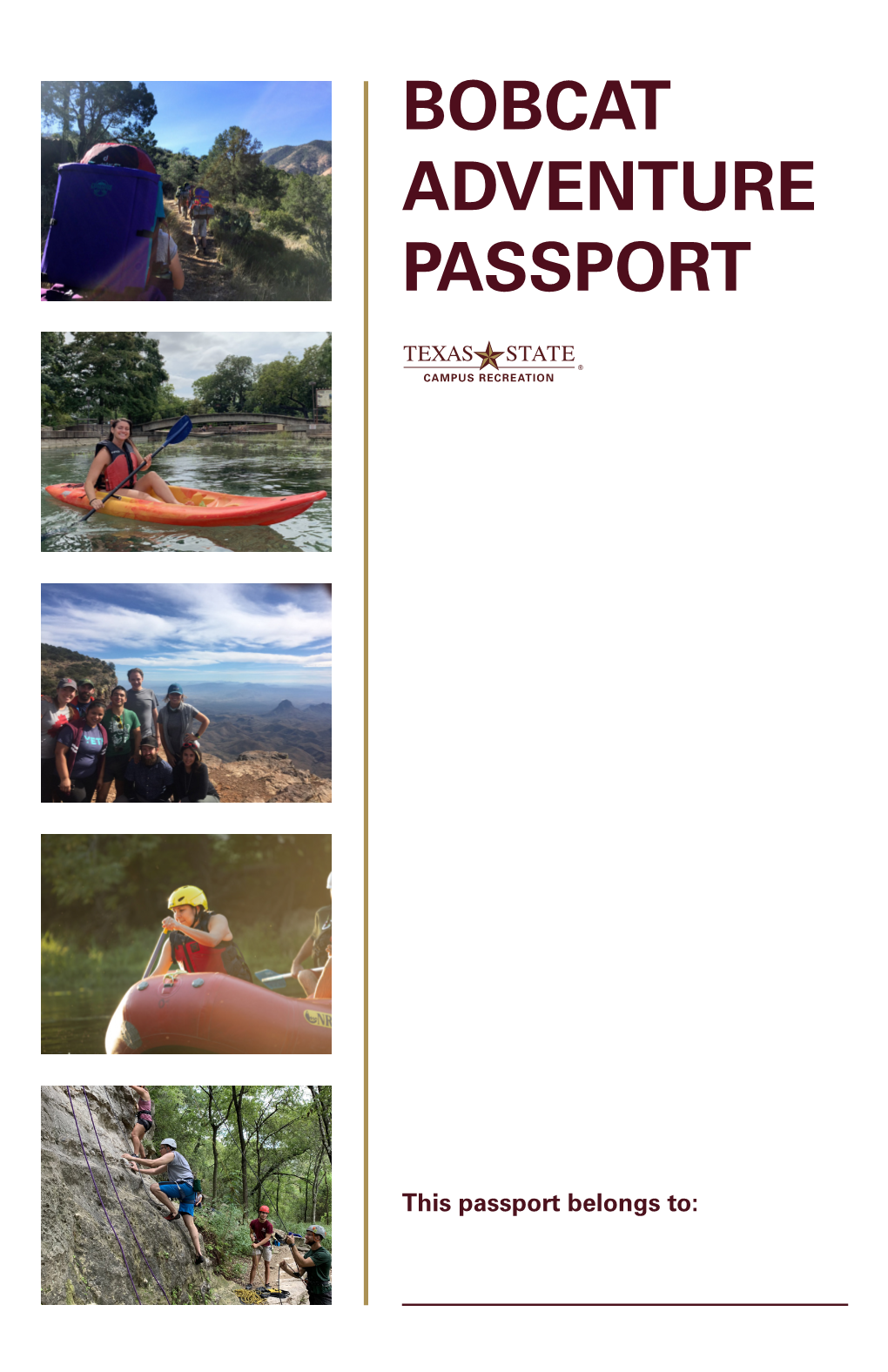 Bobcat Adventure Passport