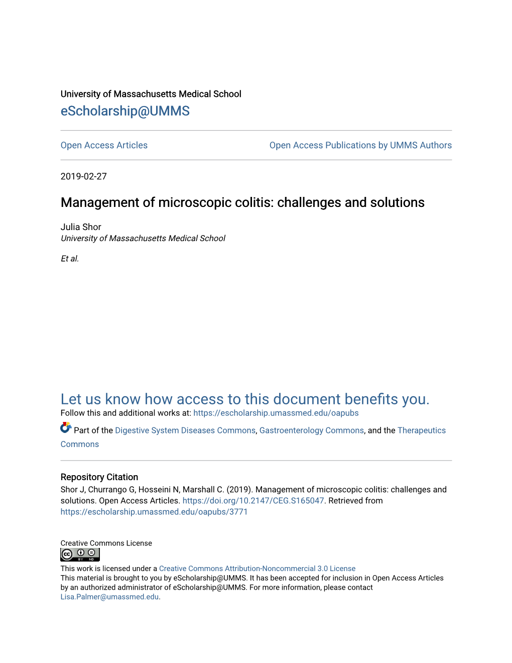 Management of Microscopic Colitis: Challenges and Solutions