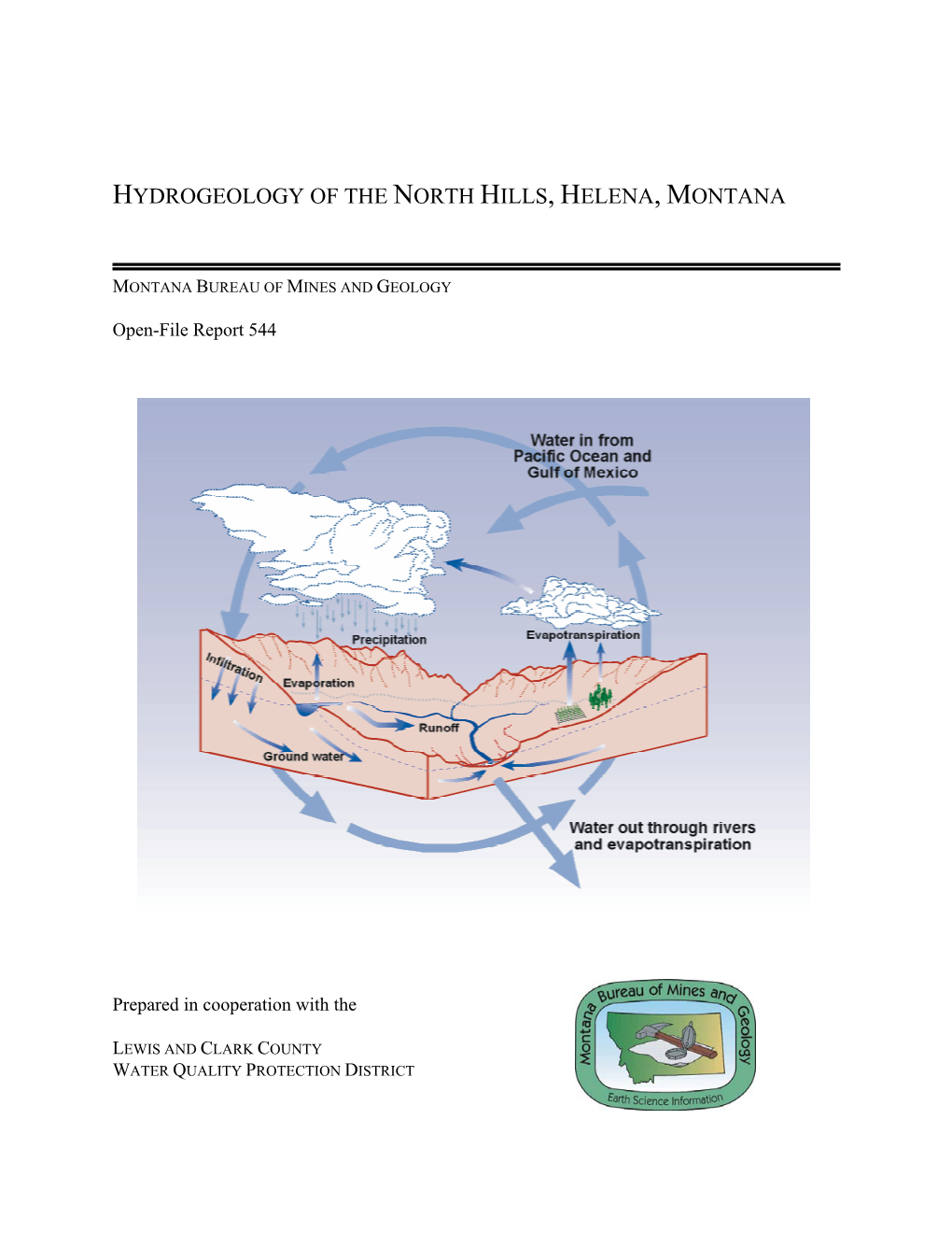 Hydrogeology of the North Hills, Helena, Montana