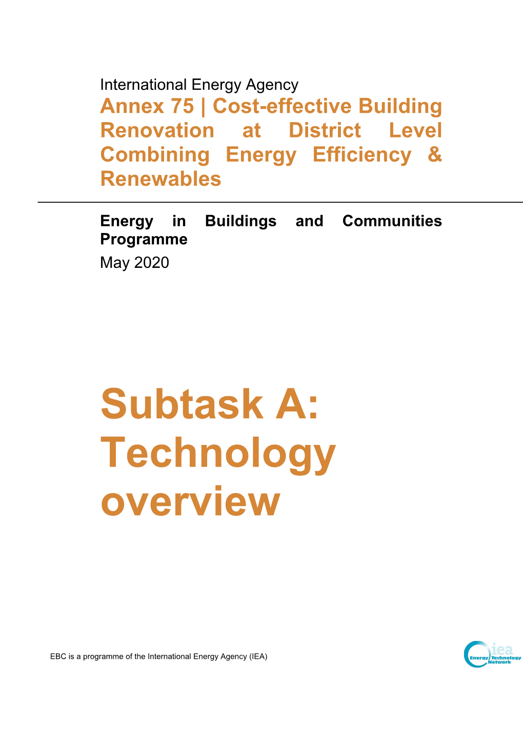 Subtask A: Technology Overview