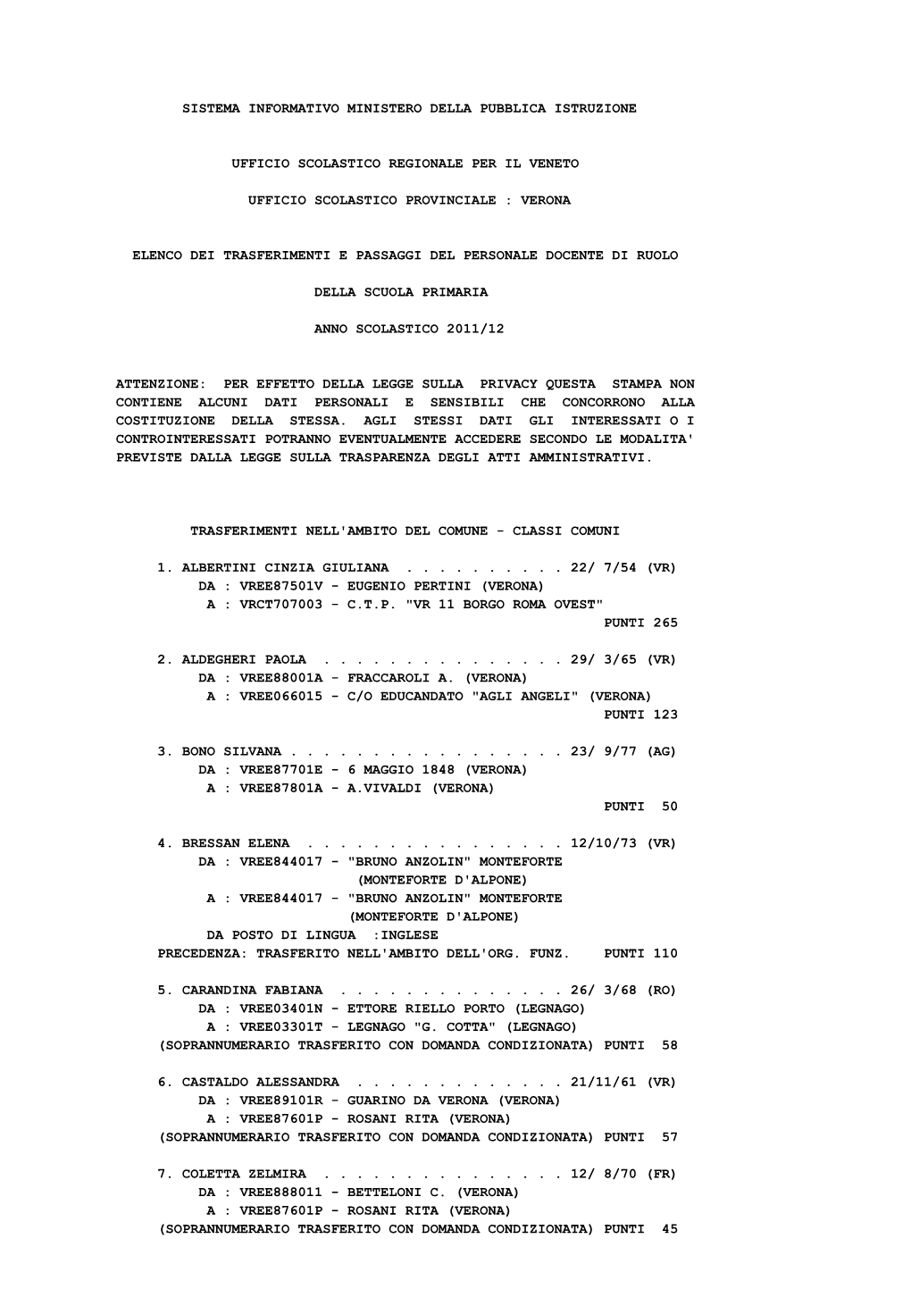 Sistema Informativo Ministero Della Pubblica Istruzione