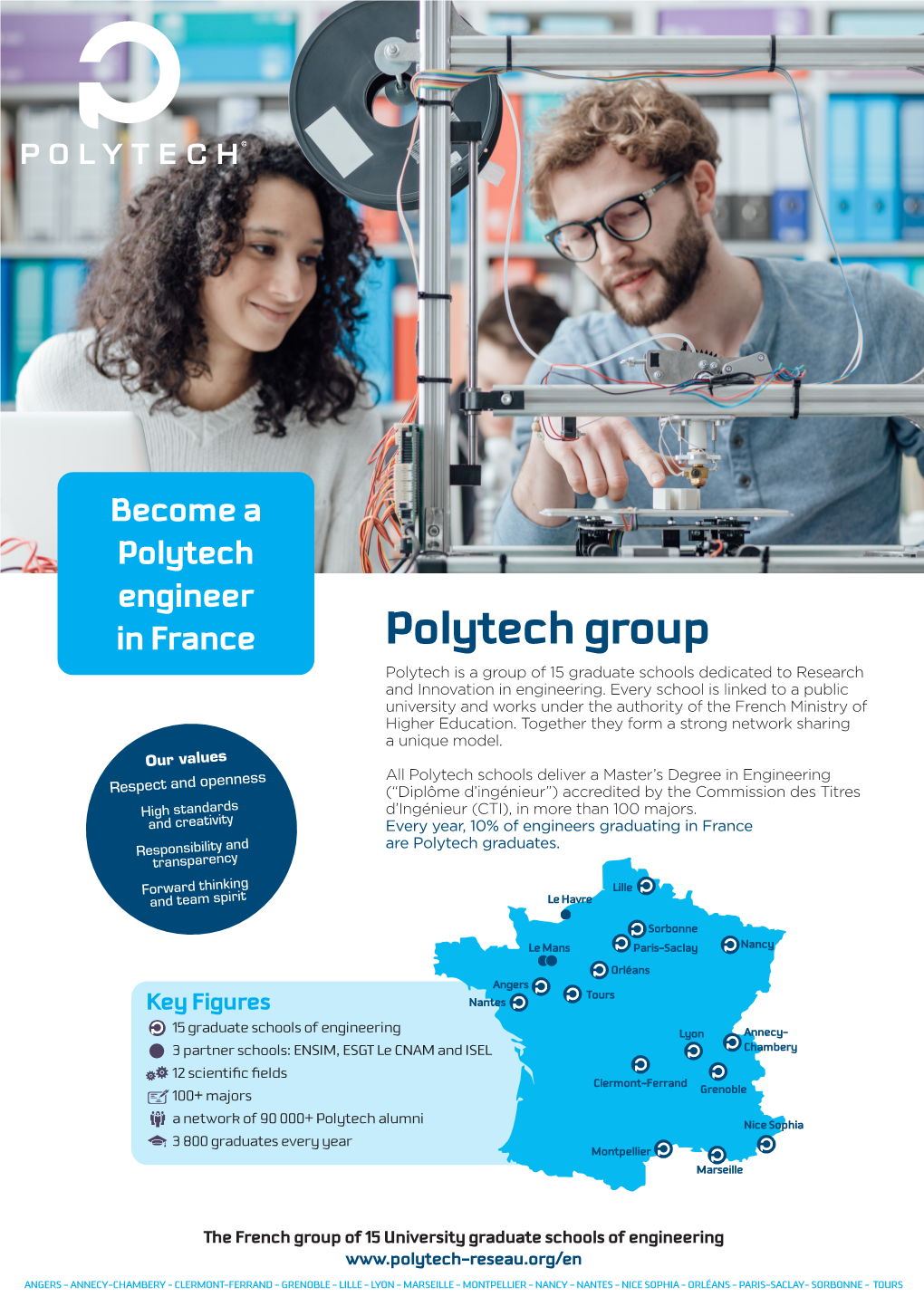 Polytech Group Polytech Is a Group of 15 Graduate Schools Dedicated to Research and Innovation in Engineering