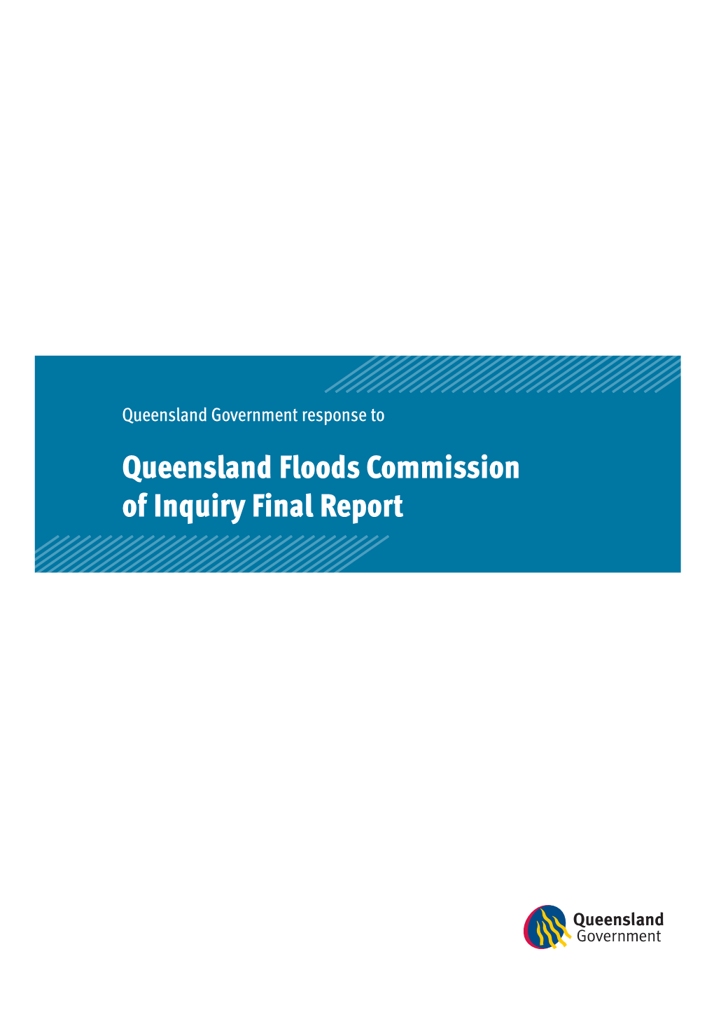 Queensland Floods Commission of Inquiry Final Report