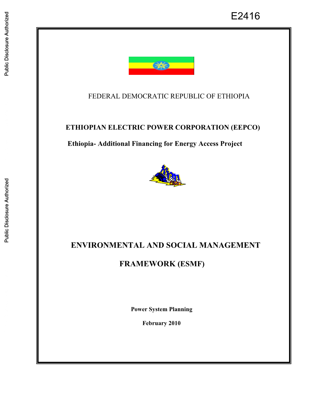 World Bank Document