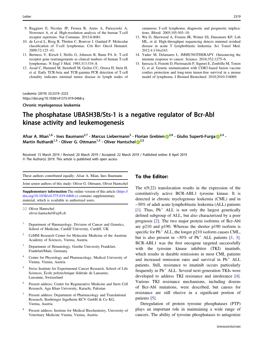 Human MLL/KMT2A Gene Exhibits a Second Breakpoint Cluster Region For