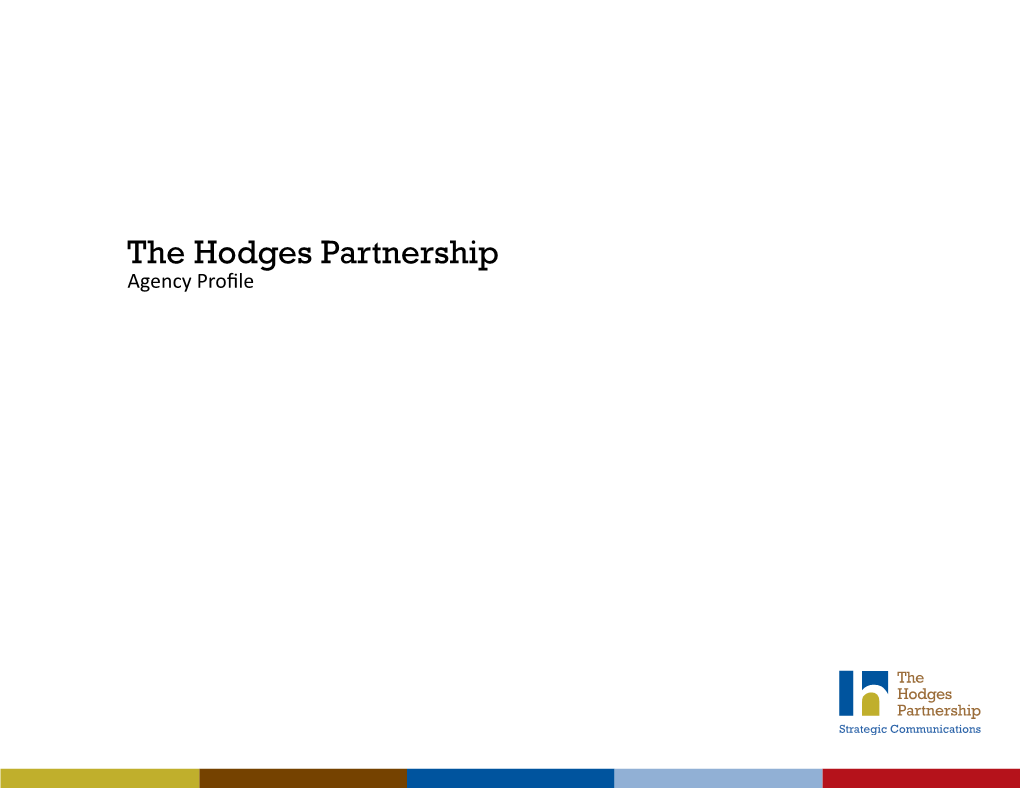 The Hodges Partnership Agency Profile About THP