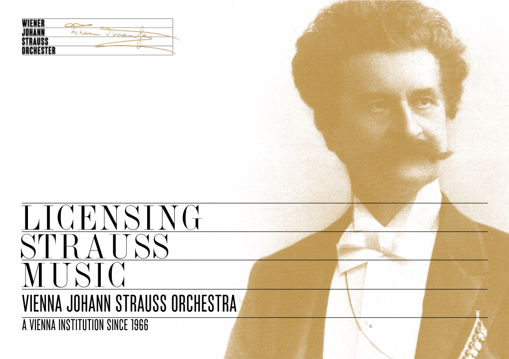 Licensing Strauss Music