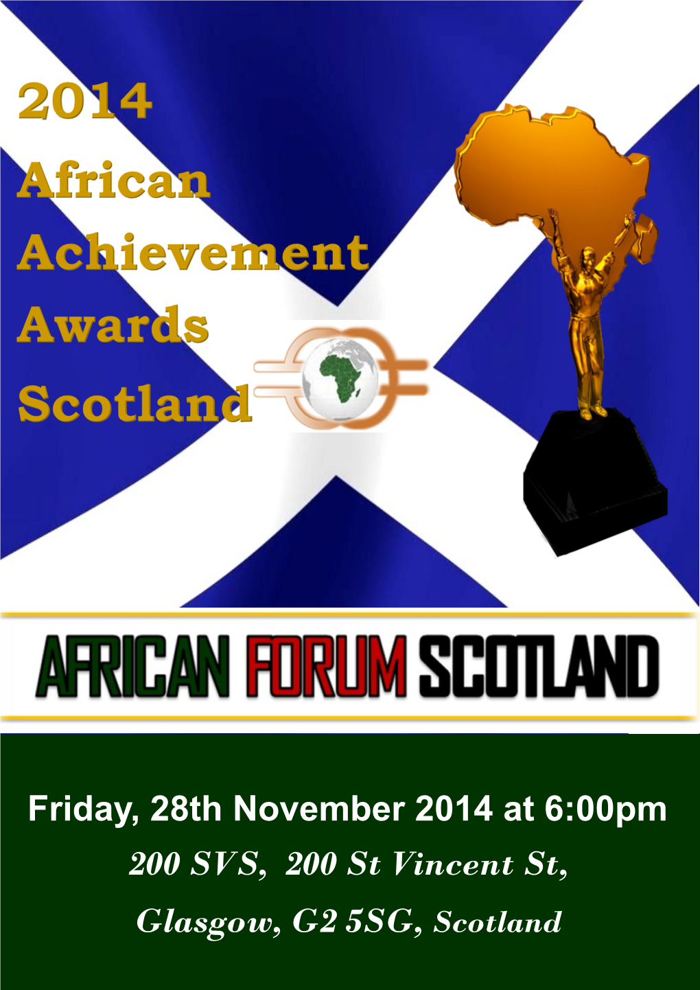 Friday, 28Th November 2014 at 6:00Pm 200 SVS, 200 St Vincent St, Glasgow, G2 5SG, Scotland