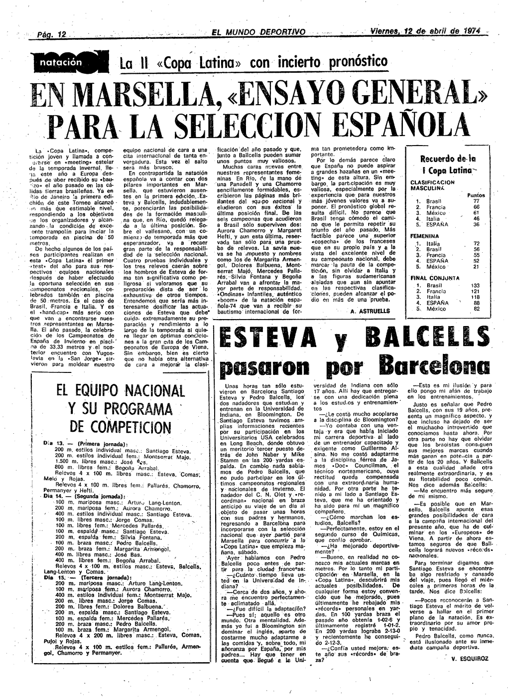 Para- La 'Seleccion Española”