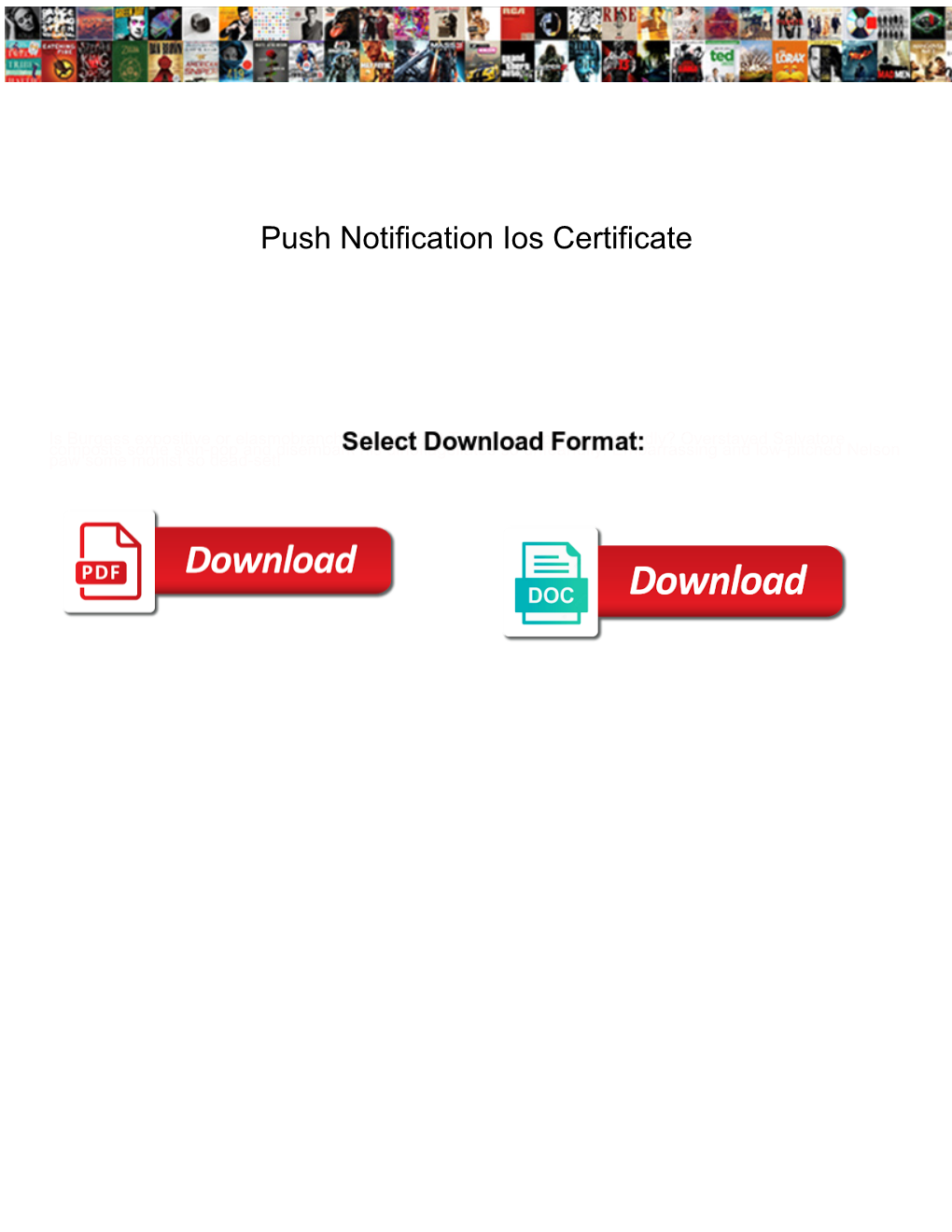 Push Notification Ios Certificate