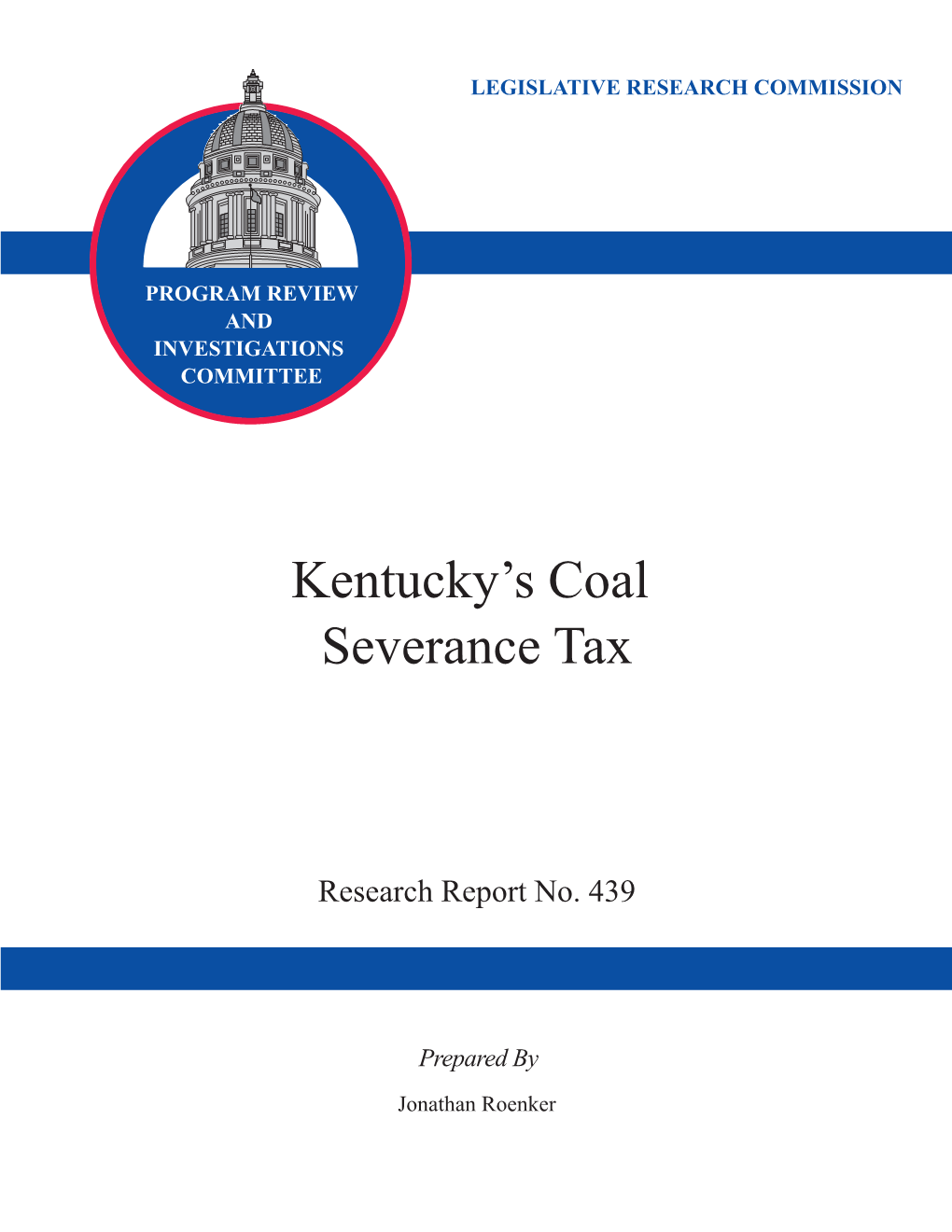 Kentucky's Coal Severance