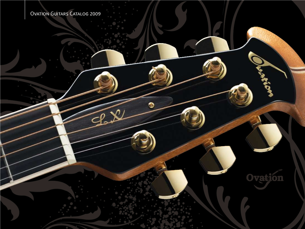 Ovation Guitars Catalog 2009 Outside the Box