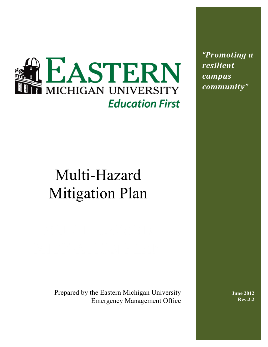 Multi-Hazard Mitigation Plan