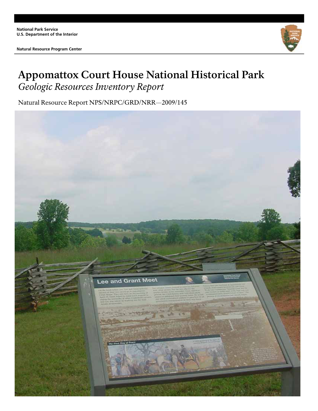 Appomattox Court House National Historical Park Geologic Resources Inventory Report