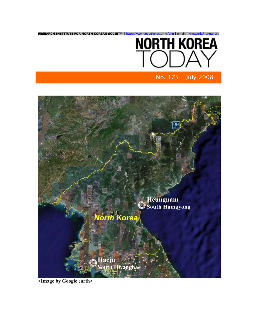 NORTH KOREAN SOCIETY | | Email: Intnetwork@Jungto.Org