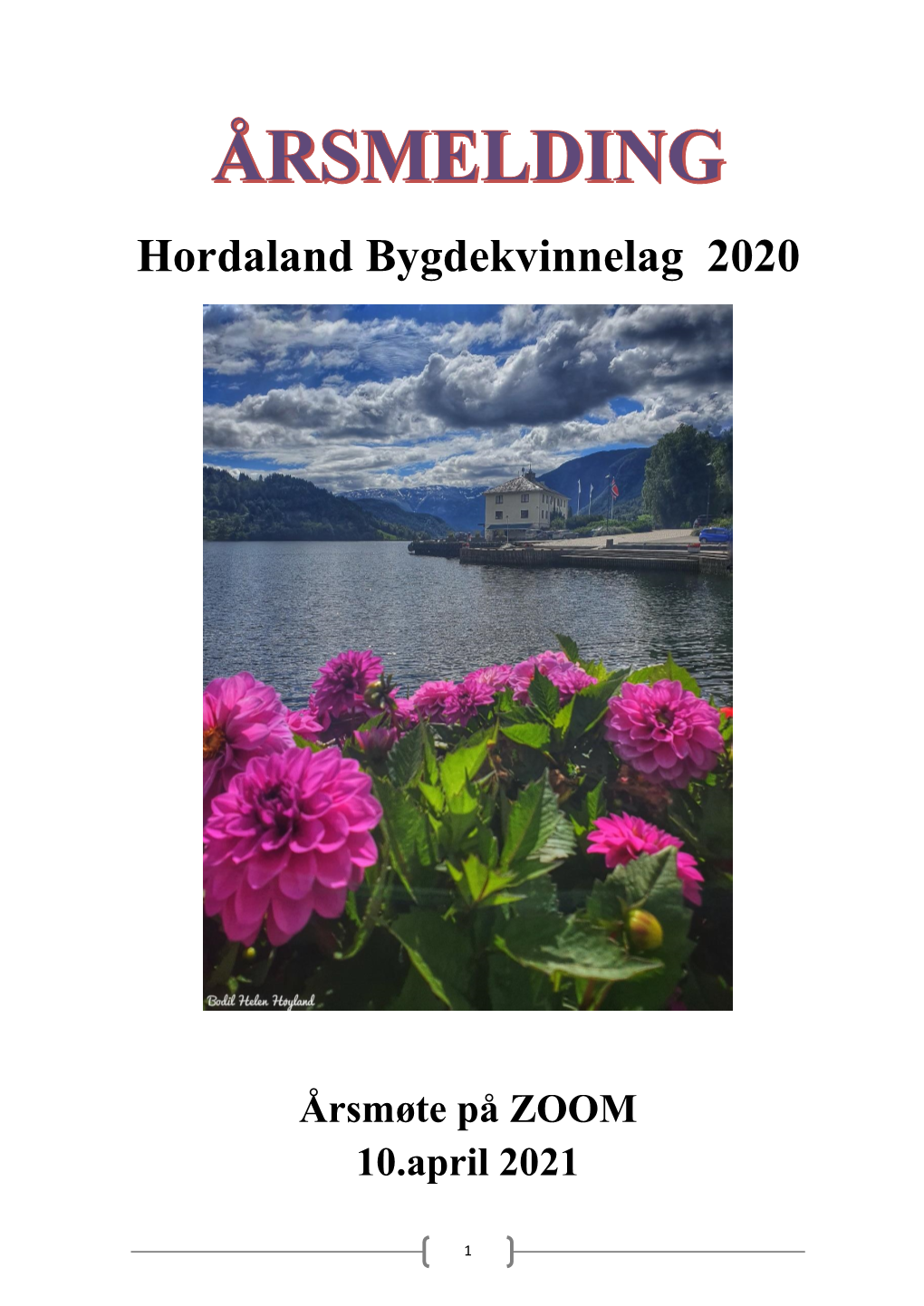 Hordaland Bygdekvinnelag 2020