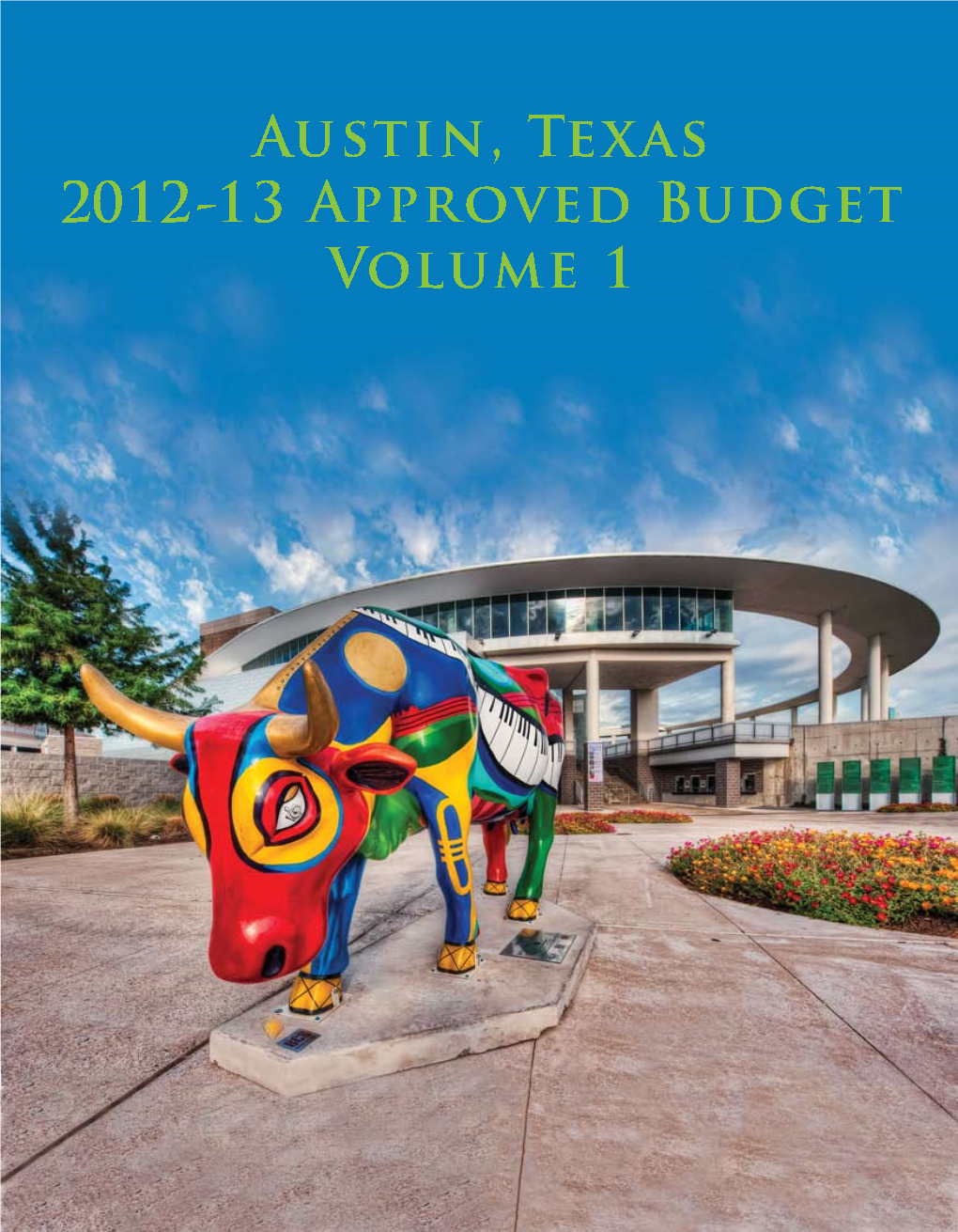 FY 2012-13 City of Austin Approved Budget