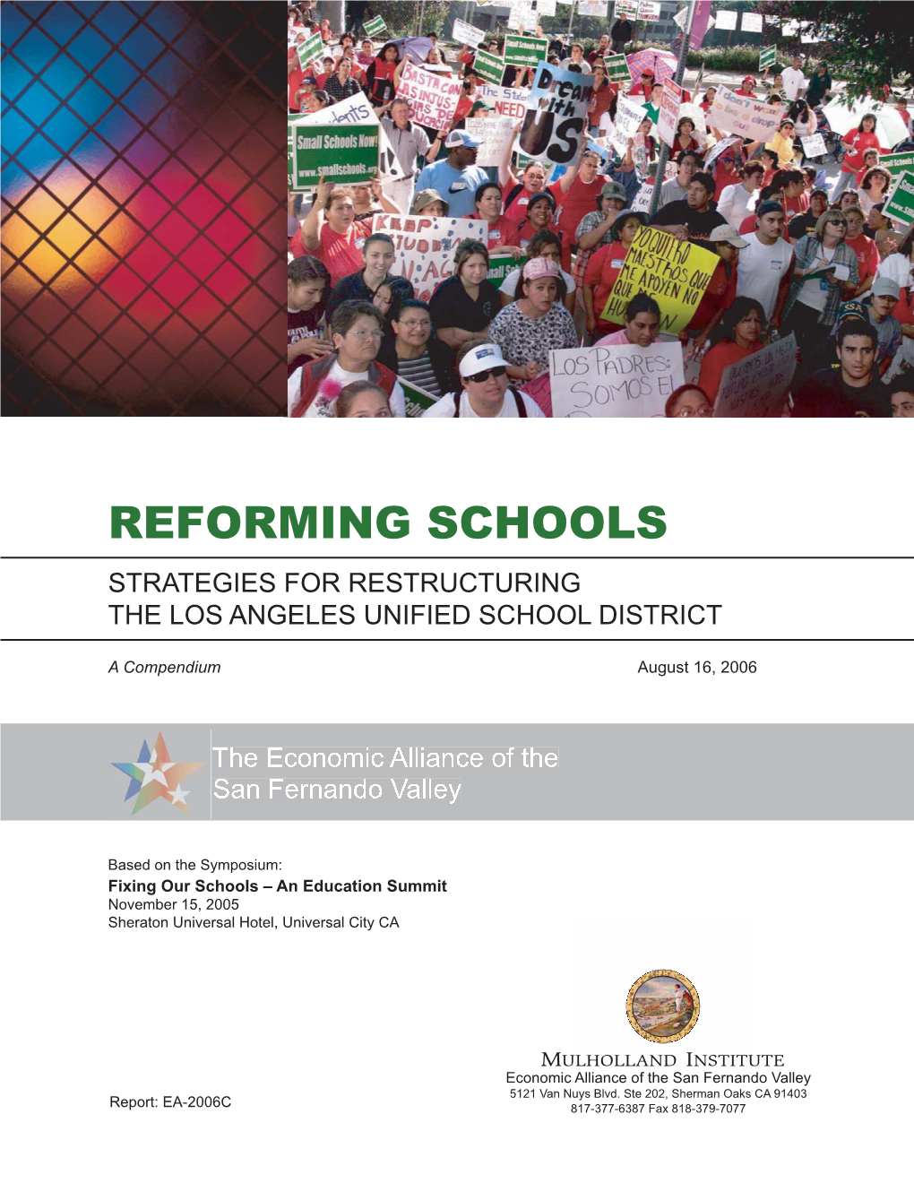 Reforming Schools